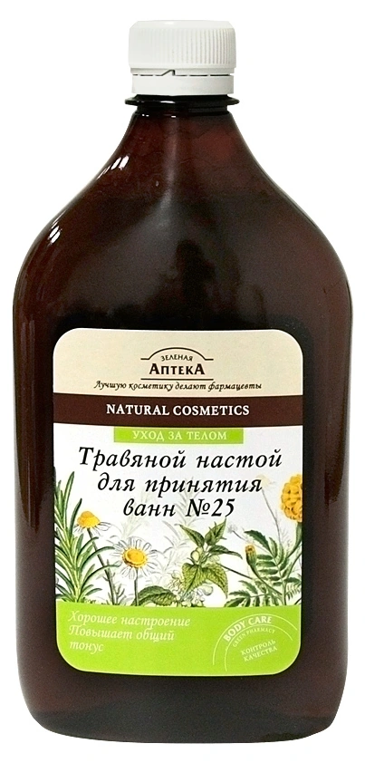 Настій для ванн №25 Гарний настрій Зелена аптека Infusion Bath №25 Good Mood 580мол