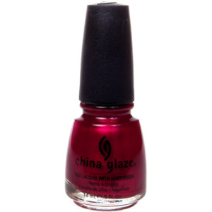 Лак China Glaze Long Kiss бордо, перламутр 14 мл