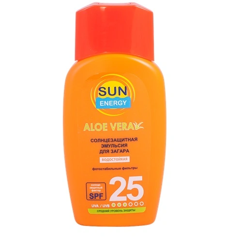 Емульсія для засмаги F 25 Sun Energy Emulsion Sun F 25 150мол