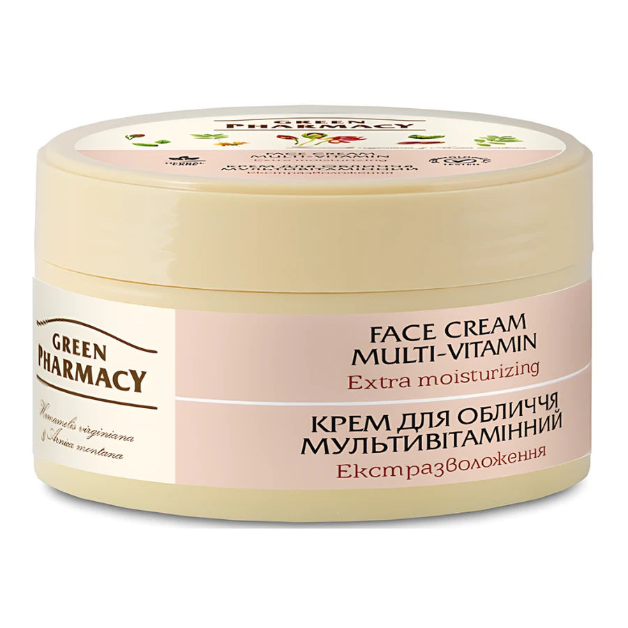 Green Pharmacy Multi-Vitamin Extra Moisturizing Face Cream 200 мл