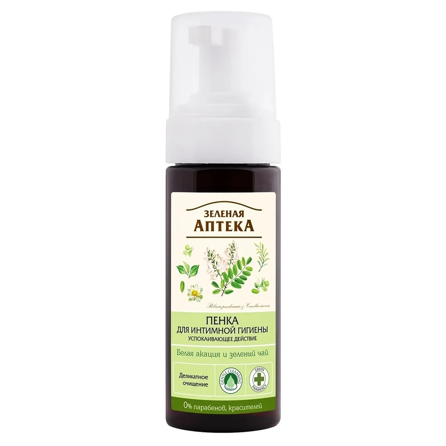 Зелена аптека Foam for Intimate Hygiene Acacia and Tea 150 мл
