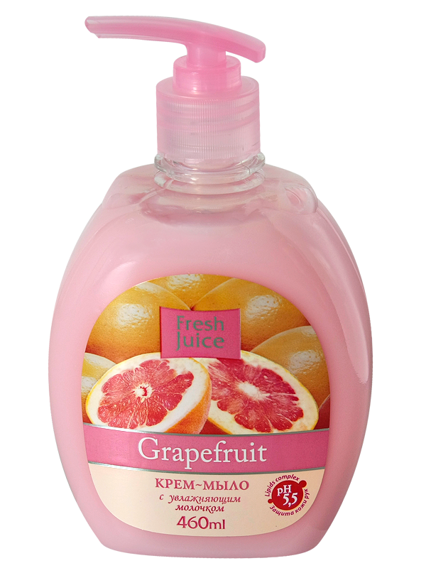 Крем-мило з зволожуючим молочком Грейпфрут Fresh Juice Cream Soap Grapefruit 460 мл