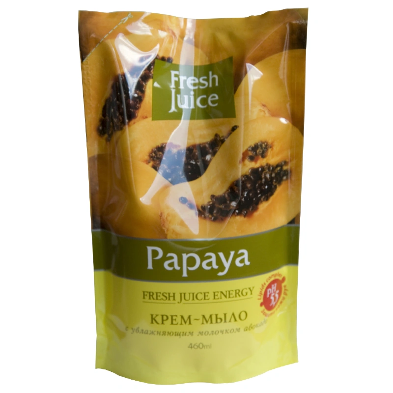 Крем-мило Папайя Fresh Juice Cream Soap Doypack Papaya 460мол дой-пак