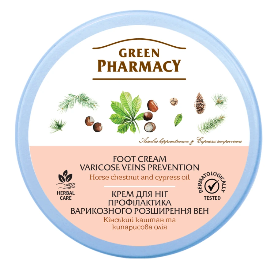Green Pharmacy Foot Cream Varicose Veins Prevention 300 мл