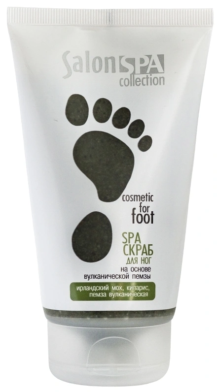 Скраб для ніг на основі вулканічної пемзи Salon Professional SPA Foot Scrub Volcanic Pumice 150мол