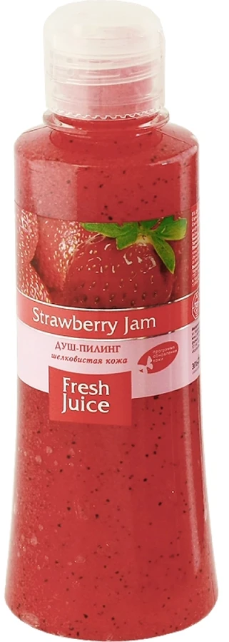 Душ-пілінг Полуничний джем Fresh Juice Shower-Peeling Strawberry Jam 250мол