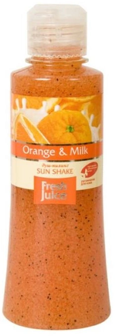 Душ-пілінг Апельсин та молоко Fresh Juice Shower-Peeling Orange and Milk 250мл