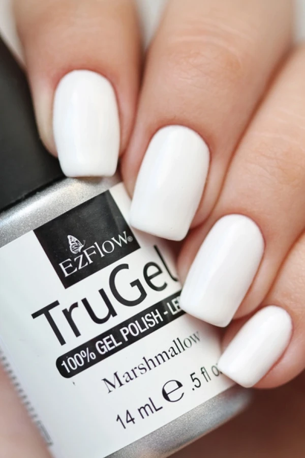 Гель-лак EzFlow TruGel Marshmallow білий, емаль 14 мл