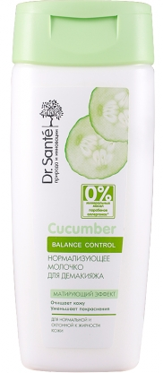 Dr.Sante Cucumber Balance Control Make-Up Remover Milk 0% 200 мл