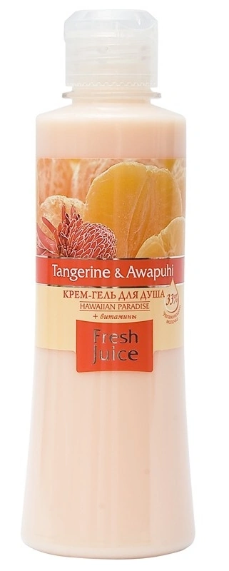 Крем-гель для душу Мандарин та Імбир Fresh Juice Cream Shower Gel Tangerine і Awapuhi 300мл