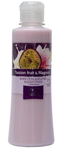 Крем-гель для душу Маракуя і Магнолія Fresh Juice Cream Shower Gel Passion fruit and Magnolia 300мл