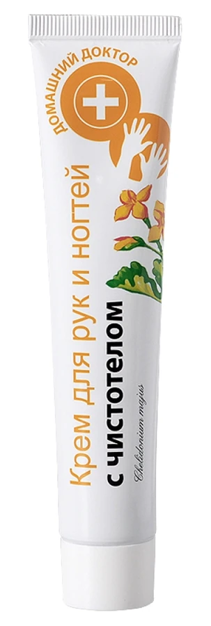Крем для рук та нігтів Чистотіл Домашний Доктор (The Doctor) Hand cream Celandine 42 мл