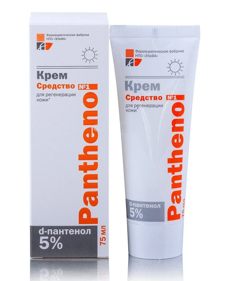 Крем для регенерації шкіри Panthenol Elfa Pharm Panthenol Cream 75мл