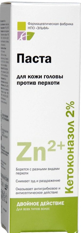 Паста для шкіри голови проти лупи Кетоконазол Elfa Pharm Ketoconazole Paste Anti-Dandruff 75мл