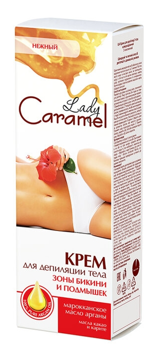 Крем для депіляції зони бікіні та пахв Lady Caramel Cream for Depilation Bikini 100 мл