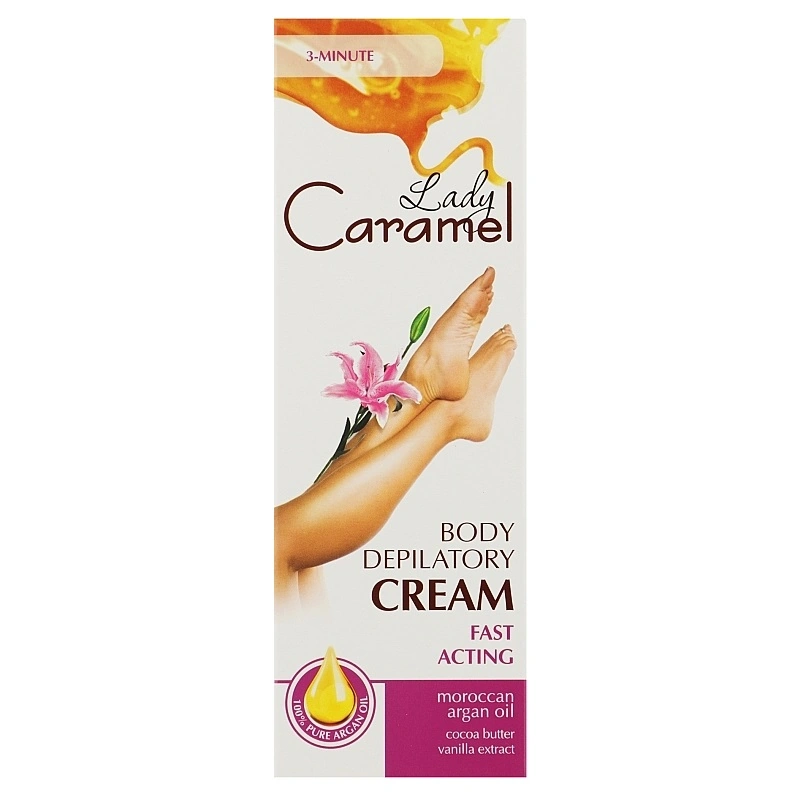 Крем для депіляції за 3 хвилини "Швидкодіючий" Lady Caramel Cream for Depilation Fast Acting 100 мл