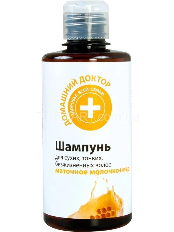 Домашний Доктор (The Doctor) Shampoo Royal Jelly, Honey for Dry Hair 300мл