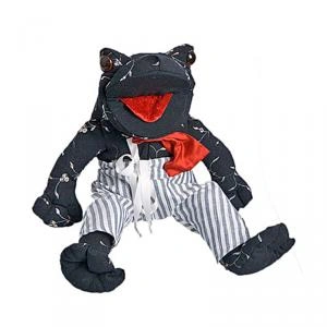 Жабеня Pink Elephant Frog (from dark blue cloth) з темно-синьої тканини