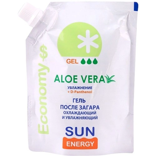 Sun Energy Economy After Sun Cooling Gel Aloe Vera 200мл Doypack дой-пак