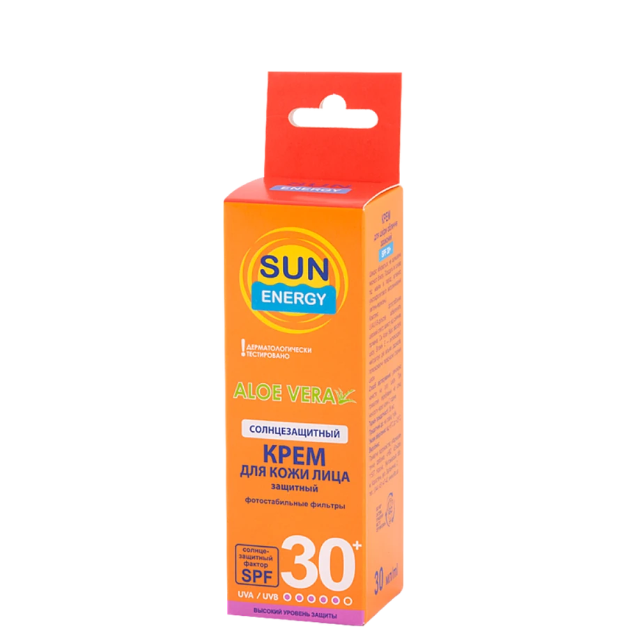 Сонцезахисний крем для обличчя SPF 30 Sun Energy Face Cream SPF 30 30мол