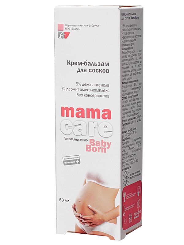 Крем-бальзам для сосків Elfa Pharm MamaCare Cream-Balm for Nipples 50мл