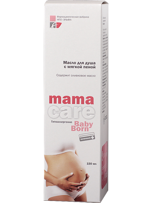 Олія для душу з м`якою пінкою Elfa Pharm MamaCare Shower Oil 150мол