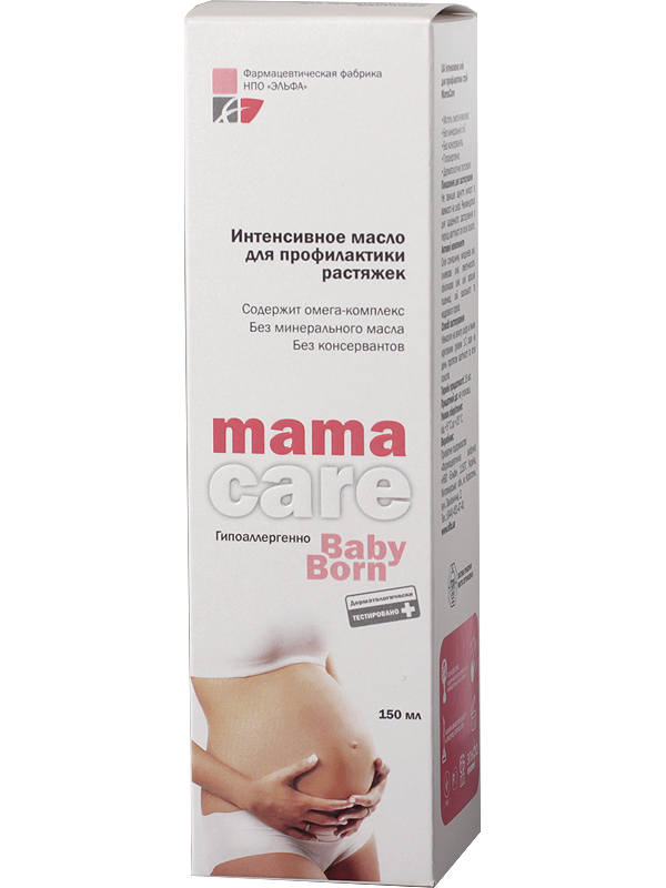 Інтенсивна олія для профілактики розтяжок Elfa Pharm MamaCare Intensive Oil for Prevention of Stretch Marks 150мол