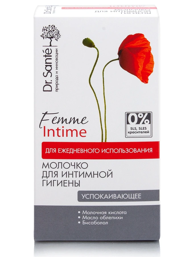 Заспокійливе молочко для інтимної гігієни Dr.Sante Milk для Intimate Hygiene Soothing для Everyday Use 230мл