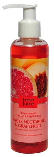 Гель для вмивання Білий нектарин та Грейпфрут Fresh Juice Gel для води White nectarine and Grapefruit 200мл