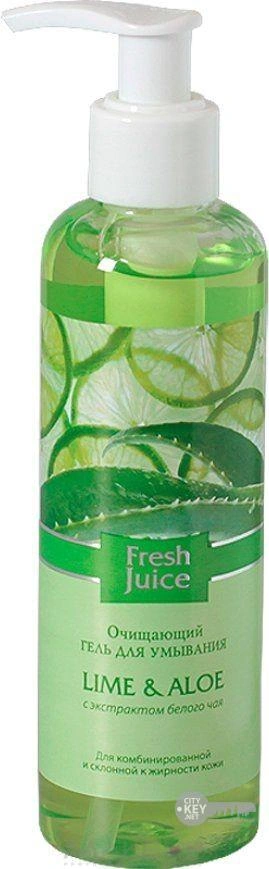 Гель для вмивання Лайм та Алое Fresh Juice Gel for washing Lime and Aloe 200мл