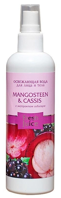 Fresh Juice Freshening Water Mangosteen and Cassis 150мол