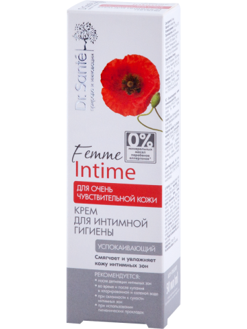 Крем для інтимної гігієни Заспокійливий Dr.Sante Cream for Intimate Hygiene Soothing 50 мл