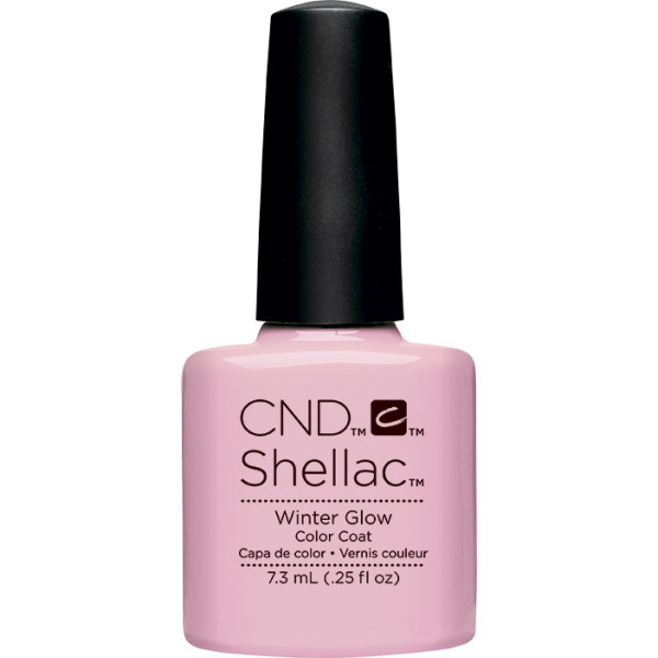 Гель-лак CND Shellac Winter Glow світлий ніжно-рожевий, емаль 7,3 мл