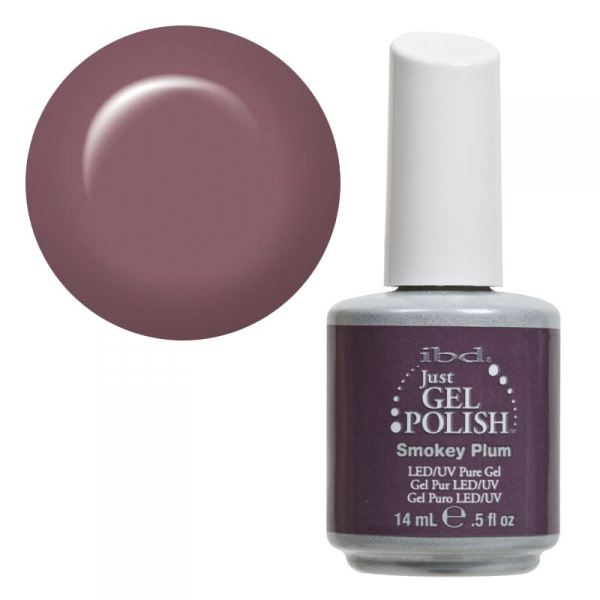 Димчаста злива IBD Just Gel Polish Smokey Plum бежево-сірий, емаль 14 мл