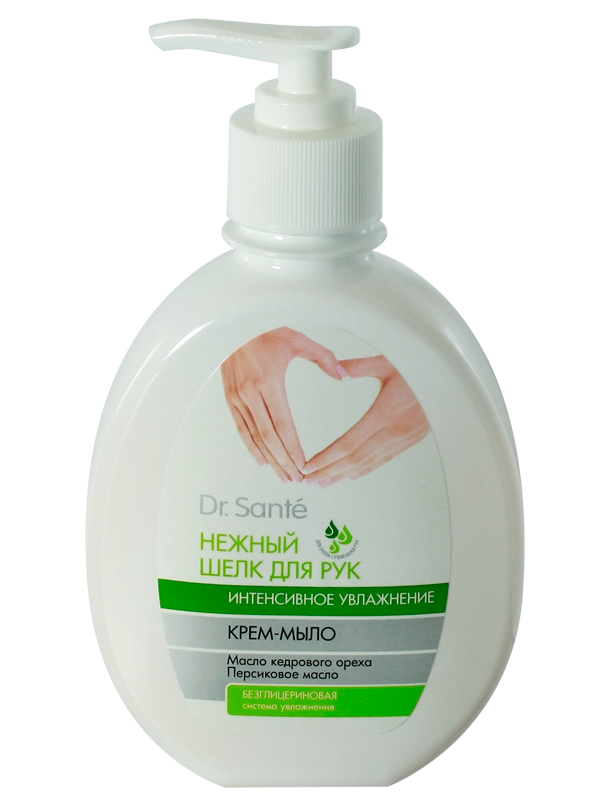 Крем-мило для рук Інтенсивне зволоження Dr.Sante Cream Hand Soap Intensive Humidification 240мл