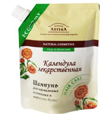 Зелена аптека Shampoo Calendula officinalis doypack дой-пак 200мл