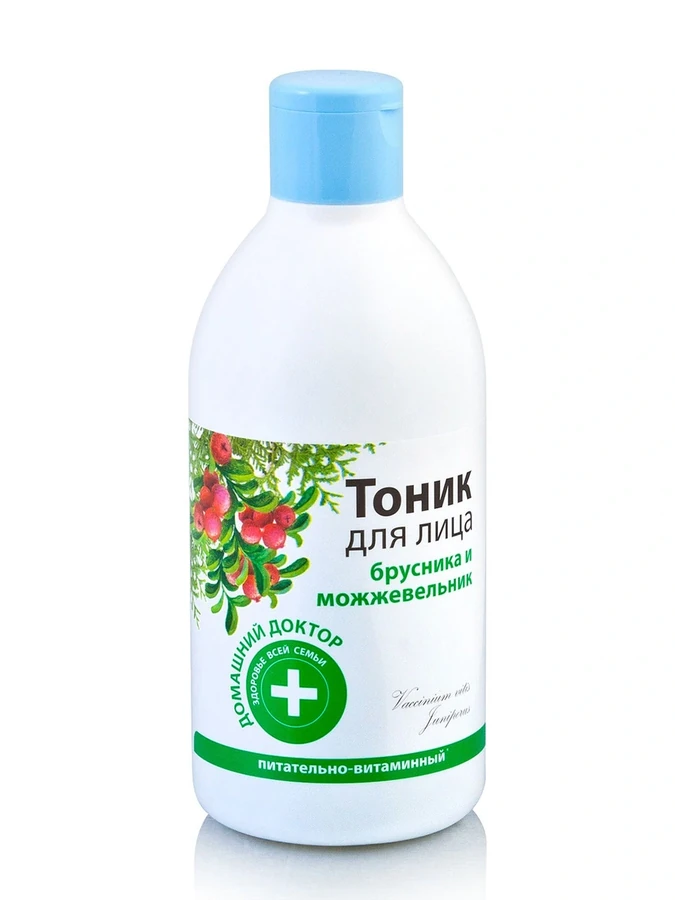Тонік для обличчя Брусниця та Ялівець Домашний Доктор (The Doctor) Face Tonic Cranberries and Juniper 300 мл