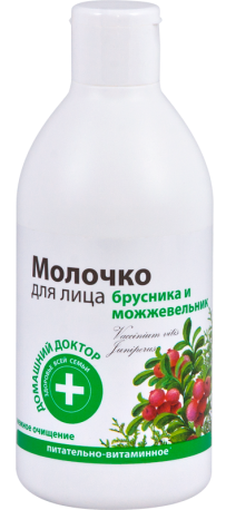 Молочко для обличчя Брусниця та Ялівець Домашний Доктор (The Doctor) Facial Cleanser Cranberries and Juniper 300 мл
