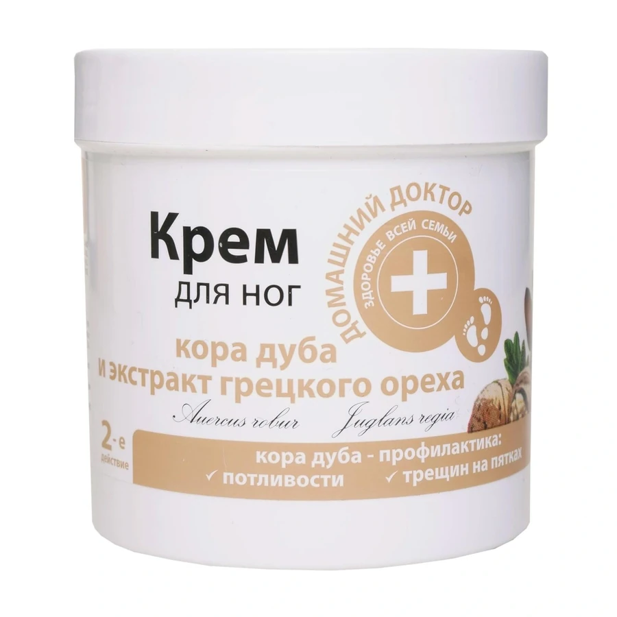 Домашний Доктор (The Doctor) Foot Cream Oak Bark Extract and Walnuts 250мл