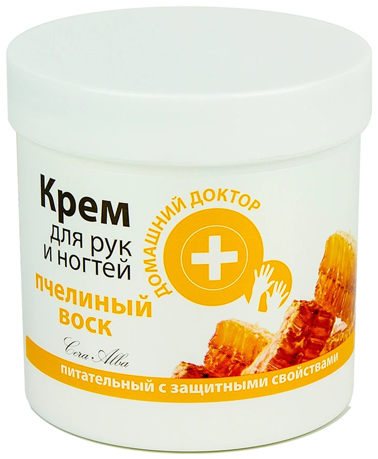 Крем для рук та нігтів Бджолиний віск Домашний Доктор (The Doctor) Cream for Hands and Nails Beeswax 250 мл