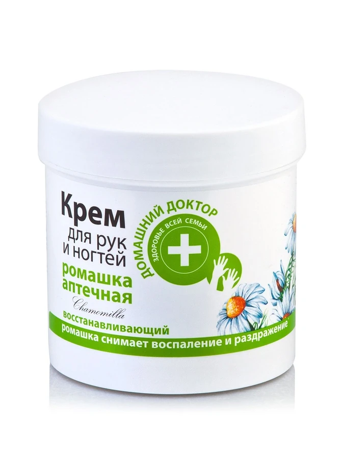 Крем для рук та нігтів Ромашка аптечна Домашний Доктор (The Doctor) Cream for Hands and Nails Chamomile 250 мл
