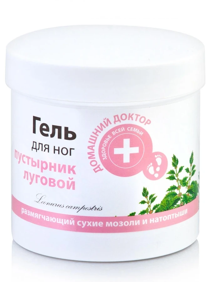 Гель для ніг Пустирник луговий Домашний Доктор (The Doctor) Foot Gel Motherwort Meadow 250мол