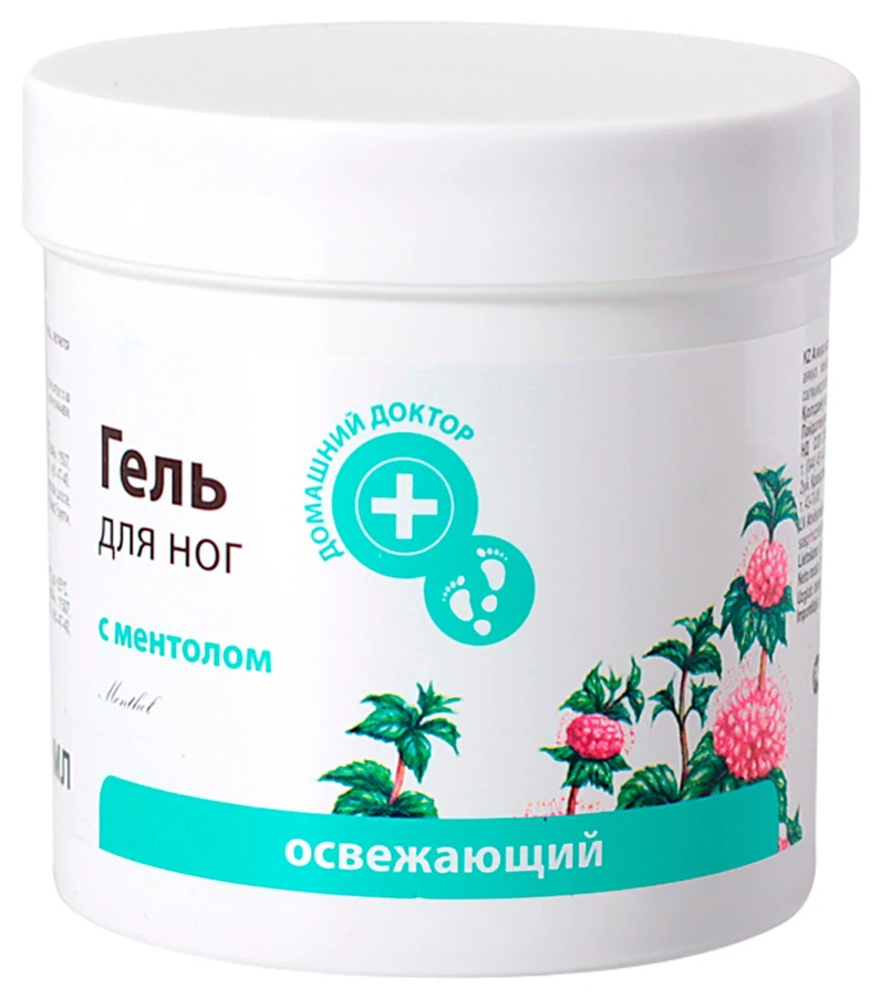 Гель для ніг з ментолом Освіжаючий Домашний Доктор (The Doctor) Foot Gel Menthol 250 мл