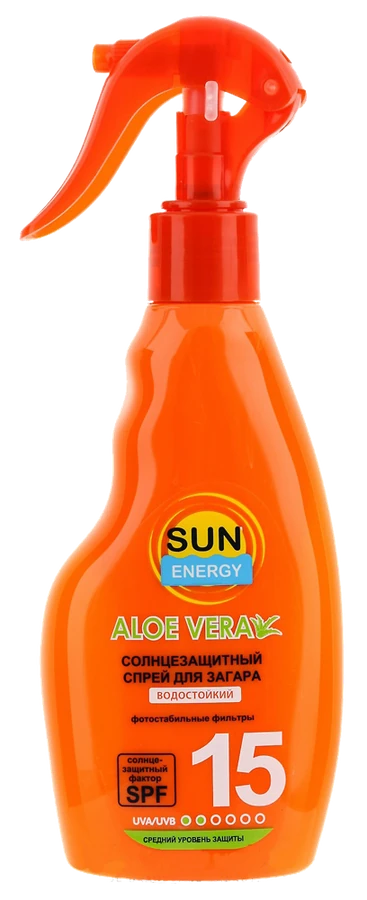 Спрей для засмаги SPF 15 Sun Energy Spray Tanning SPF 15 200мл