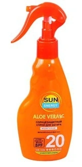 Спрей для засмаги SPF 20 Sun Energy Spray Tanning SPF 20 200мл