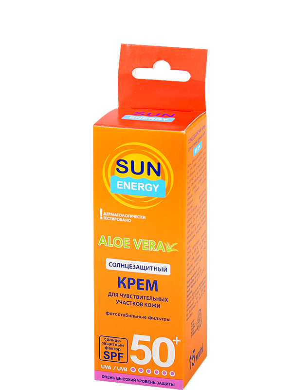 Sun Energy Cream for Sensitive Skin SPF 50+ 15мол
