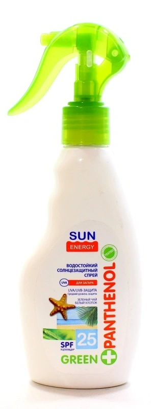 Sun Energy Green Panthenol Sun Spray SPF 25 200мл