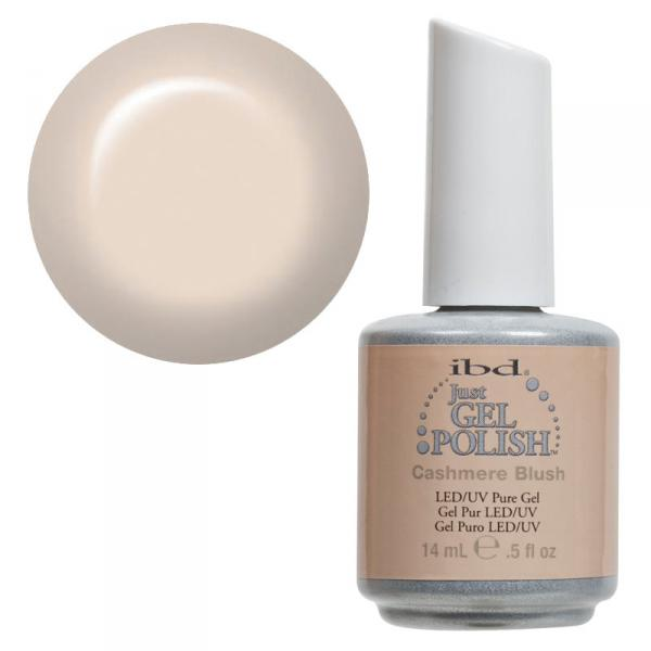 Рожевий Кашемір IBD Just Gel Polish Cashmere Blush напівпрозорий бежевий з легкою рожевиною, емаль 14 мл