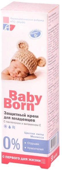 Захисний крем для немовлят Elfa Pharm BabyBorn Protective Cream 50 мл