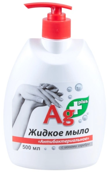 Рідке мило Антибактеріальне BIO Formula Liquid Soap Ag+ Antibacterial 500мл